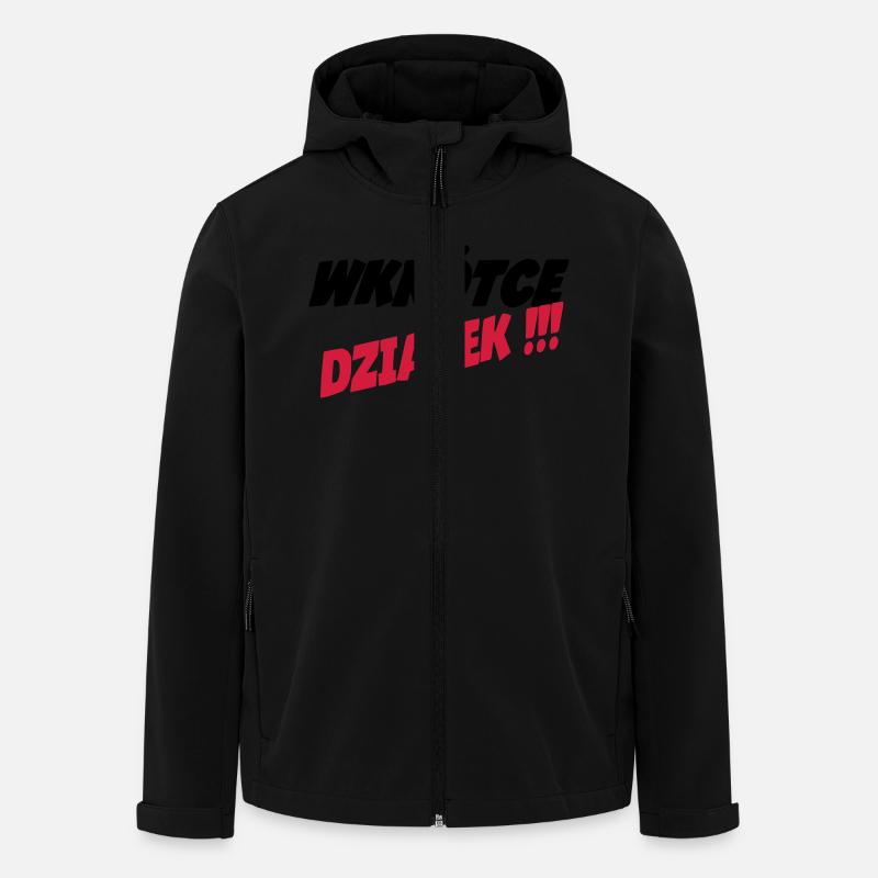 Dziadek - Veste softshell homme en polyester recyclé Stanley/Stella - noir