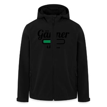 Gärtner - Recycelte Männer Softshell-Jacke von Stanley/Stella - Schwarz - Vorne - AI Model Male 185 light (185cm)