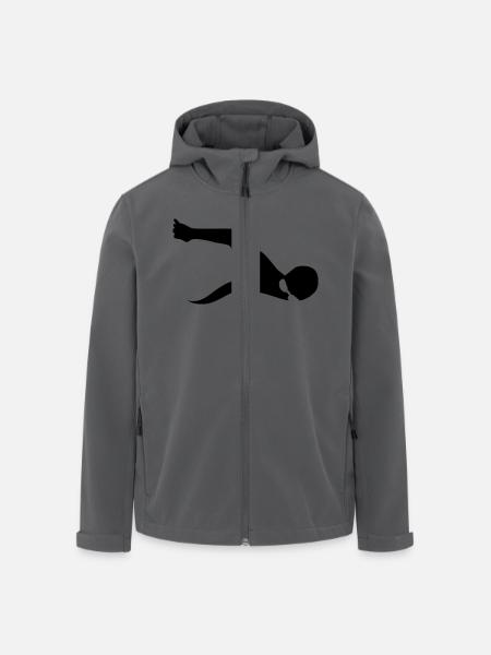 swimming - Men’s Recycled Softshell Jacket by Stanley/Stella - black