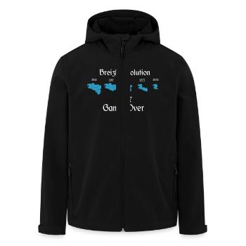 Bretagne Evolution - Veste softshell homme en polyester recyclé Stanley/Stella - noir - Devant - AI Model Male 185 light (185cm)