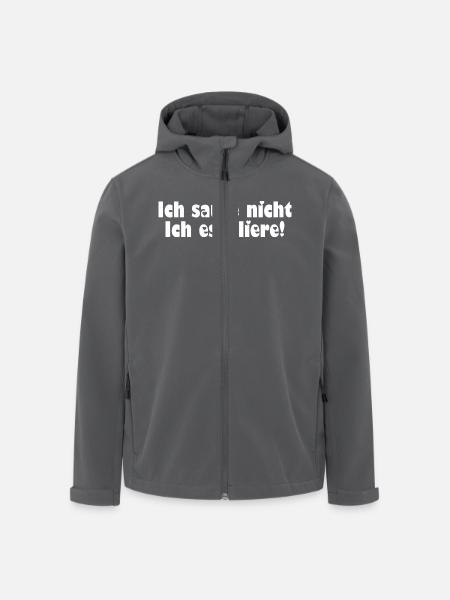 Bier - Ich saufe nicht - Recycelte Männer Softshell-Jacke von Stanley/Stella - Schwarz