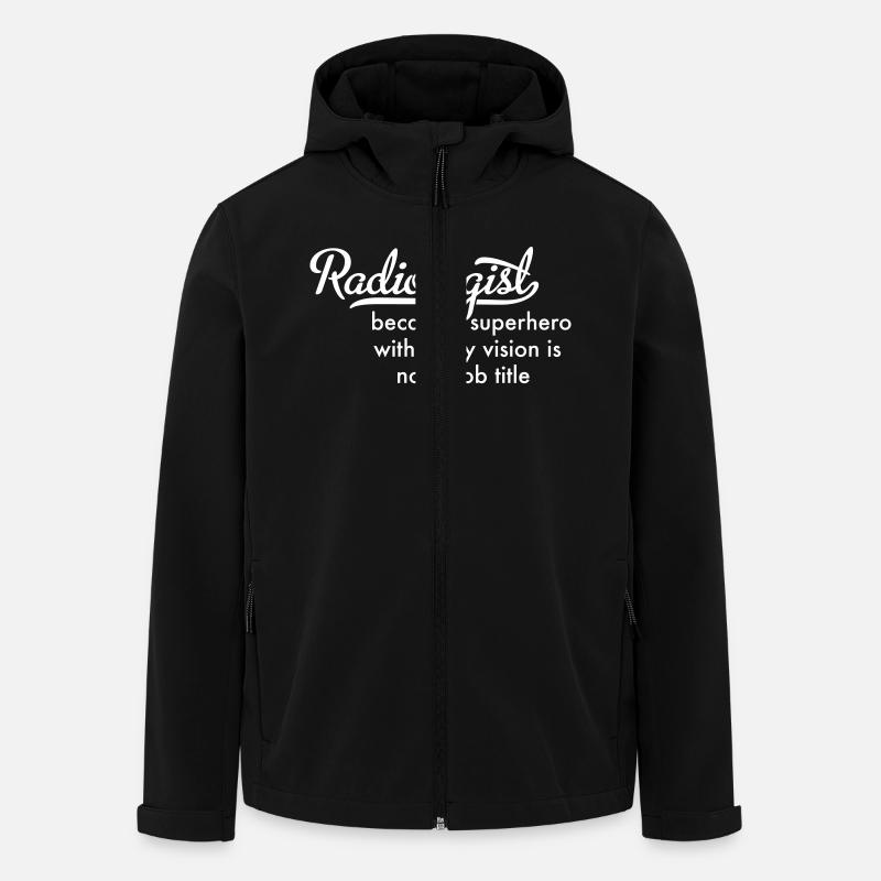 Radiologe - Recycelte Männer Softshell-Jacke von Stanley/Stella - Schwarz