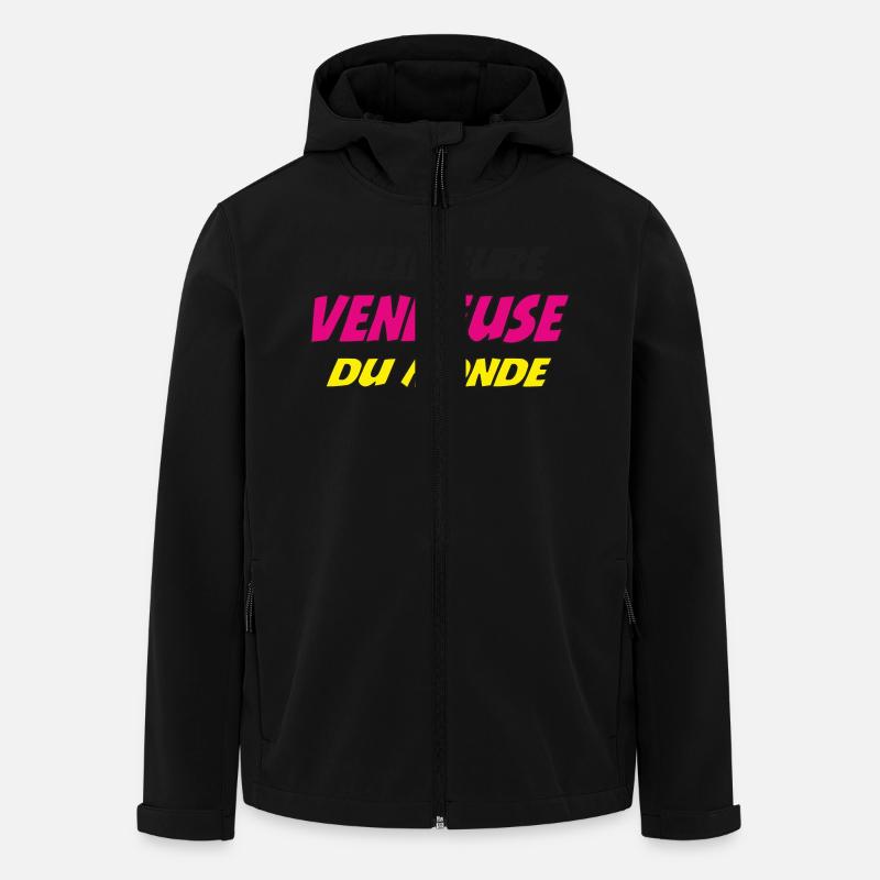 MEILLEURE VENDEUSE DU MONDE - Veste softshell homme en polyester recyclé Stanley/Stella - noir
