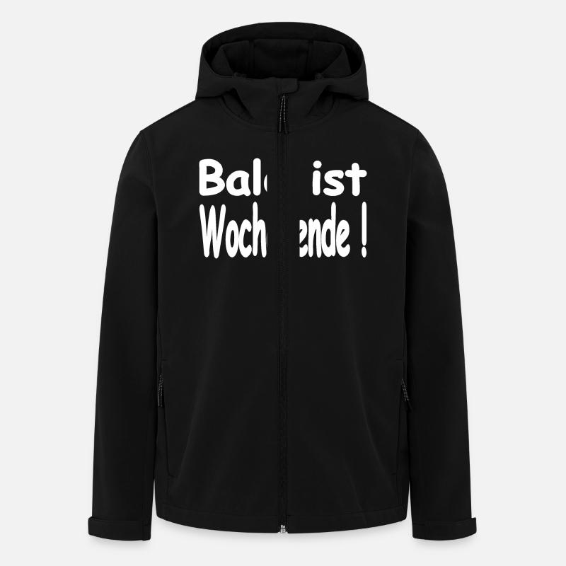 Auto - Recycelte Männer Softshell-Jacke von Stanley/Stella - Schwarz