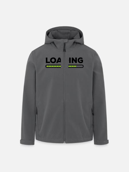 Loading - Men’s Recycled Softshell Jacket by Stanley/Stella - black