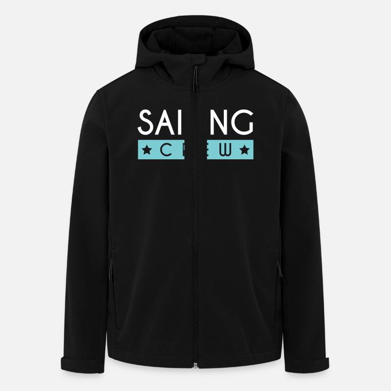 Sailing Crew - Recycelte Männer Softshell-Jacke von Stanley/Stella - Schwarz