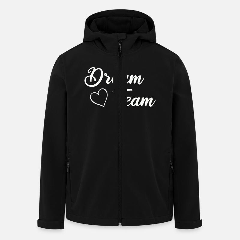 Dream Team - Men’s Recycled Softshell Jacket by Stanley/Stella - black