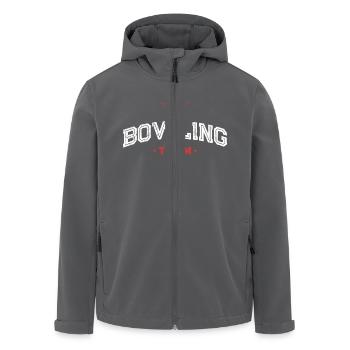 Bowling Team - Recycelte Männer Softshell-Jacke von Stanley/Stella - Schwarz - Vorne - AI Model Male 185 light (185cm)