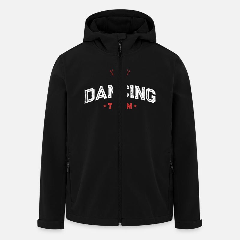 Équipe de danse - Veste softshell homme en polyester recyclé Stanley/Stella - noir