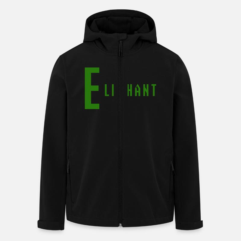 Elephant - Men’s Recycled Softshell Jacket by Stanley/Stella - black