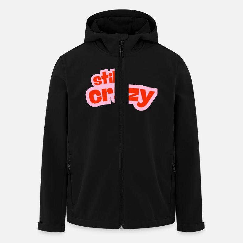 still crazy - Recycelte Männer Softshell-Jacke von Stanley/Stella - Schwarz