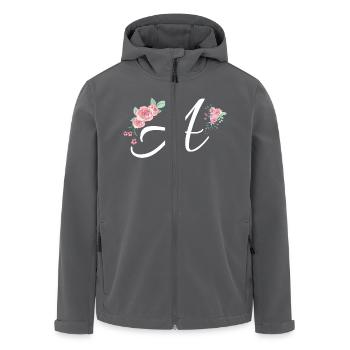 Brief an Blumen - Recycelte Männer Softshell-Jacke von Stanley/Stella - Anthrazit - Vorne - AI Model Male 185 light (185cm)