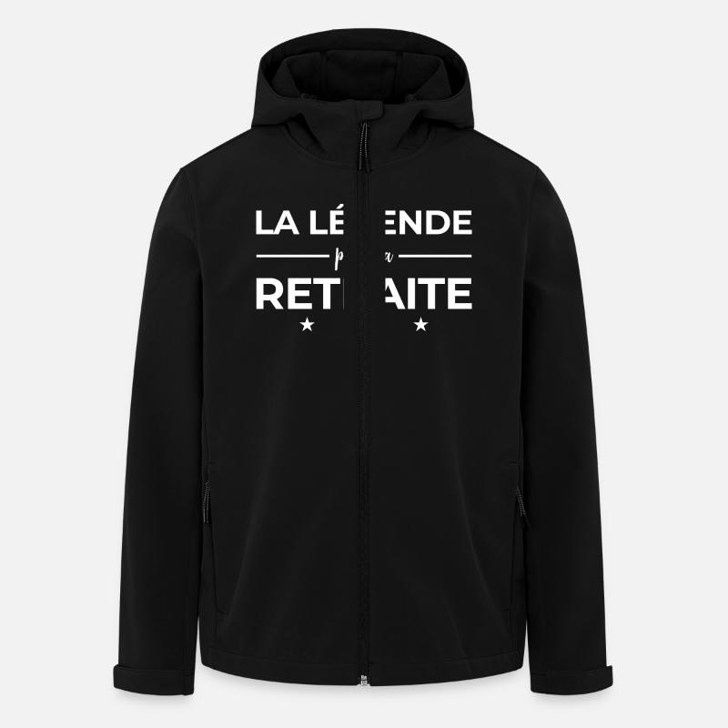 The legend retires - Men’s Recycled Softshell Jacket by Stanley/Stella - black
