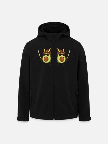 avocado samurai 2 - Recycelte Männer Softshell-Jacke von Stanley/Stella - Schwarz