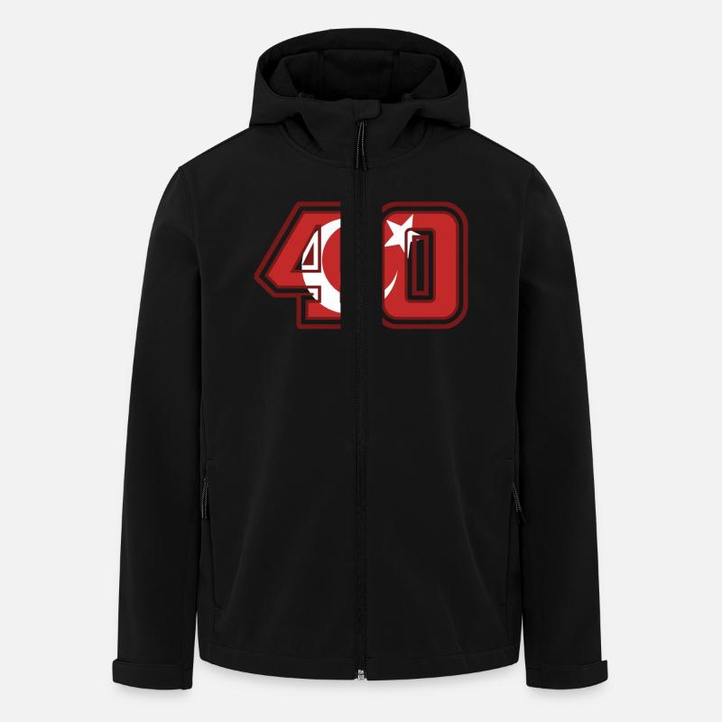 Kırşehir - Recycelte Männer Softshell-Jacke von Stanley/Stella - Schwarz