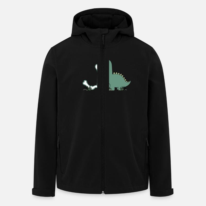 Letter J - Men’s Recycled Softshell Jacket by Stanley/Stella - black