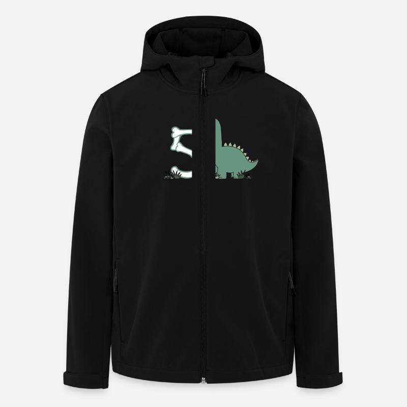 Buchstabe S - Recycelte Männer Softshell-Jacke von Stanley/Stella - Schwarz