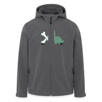 Letter X - Men’s Recycled Softshell Jacket by Stanley/Stella - black - Front - AI Model Male 185 light (185cm)