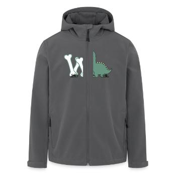 Buchstabe W - Recycelte Männer Softshell-Jacke von Stanley/Stella - Schwarz - Vorne - AI Model Male 185 light (185cm)