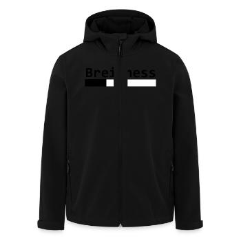 Breitness 30 - Recycelte Männer Softshell-Jacke von Stanley/Stella - Schwarz - Vorne - AI Model Male 185 light (185cm)
