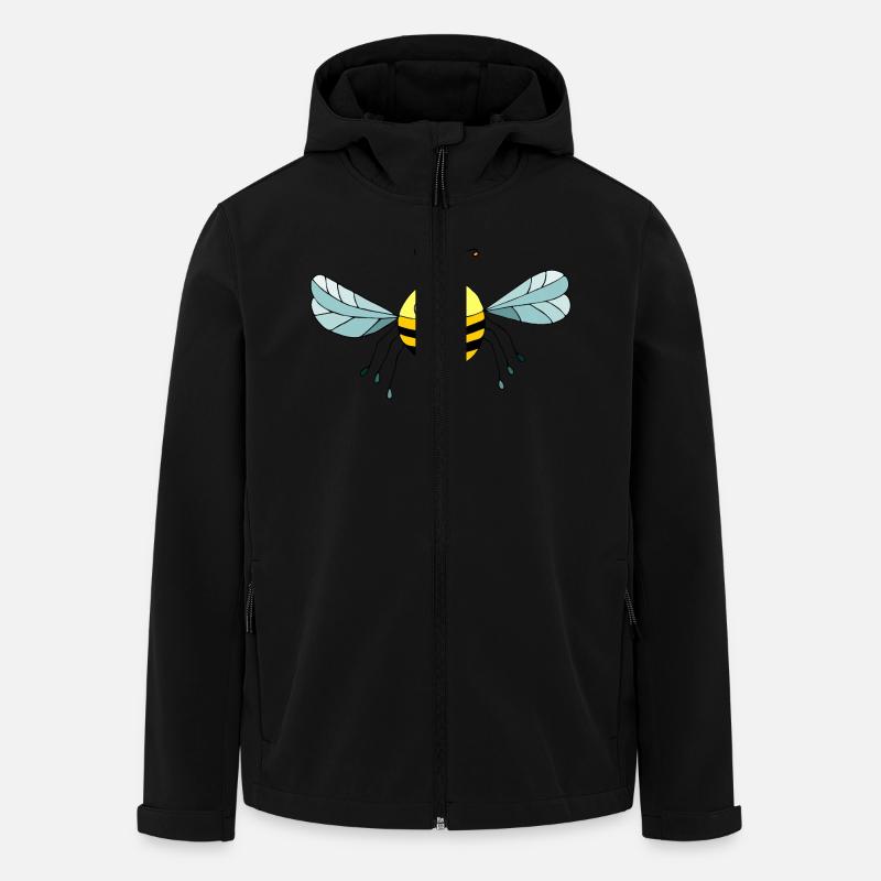 Insecte - Veste softshell homme en polyester recyclé Stanley/Stella - noir