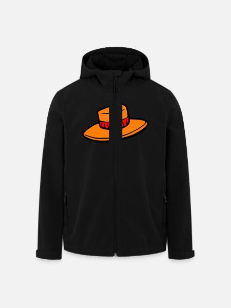 Hut - Recycelte Männer Softshell-Jacke von Stanley/Stella - Schwarz