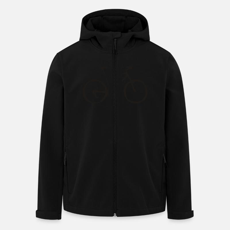 bike - Recycelte Männer Softshell-Jacke von Stanley/Stella - Schwarz
