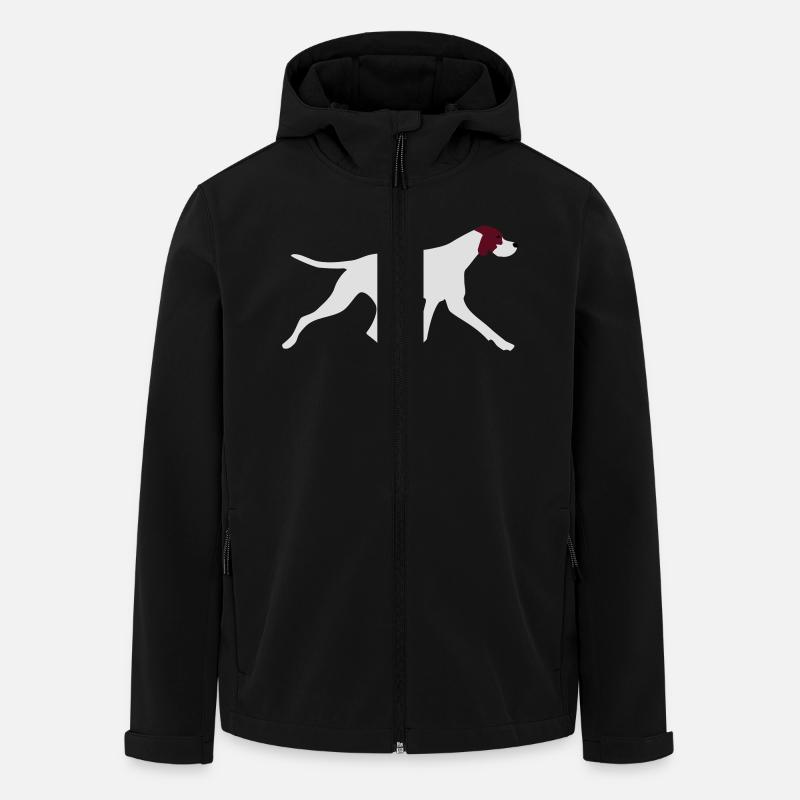 Pointer - Recycelte Männer Softshell-Jacke von Stanley/Stella - Schwarz