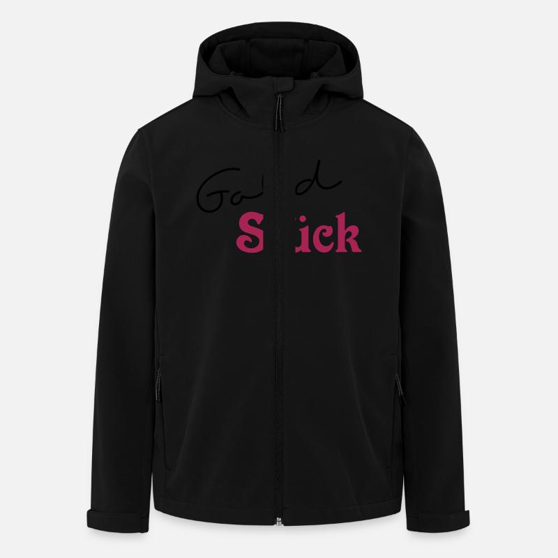 Gold Stück - Recycelte Männer Softshell-Jacke von Stanley/Stella - Schwarz