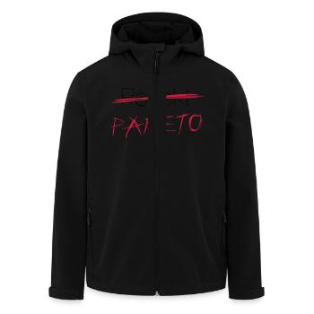 Perfekt? Nein: Pareto! - Recycelte Männer Softshell-Jacke von Stanley/Stella - Schwarz - Vorne - AI Model Male 185 light (185cm)