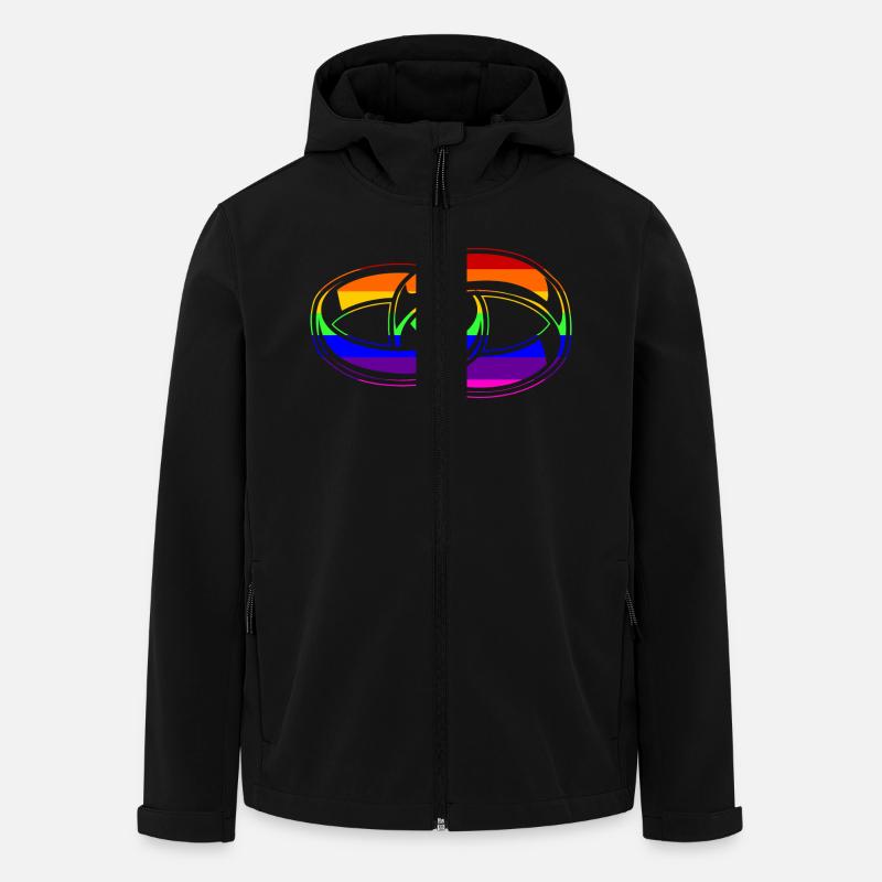 Gay Pride - Marriage - EN - Recycelte Männer Softshell-Jacke von Stanley/Stella - Schwarz