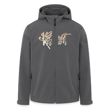 boost religion tuning - Recycelte Männer Softshell-Jacke von Stanley/Stella - Schwarz - Vorne - AI Model Male 185 light (185cm)