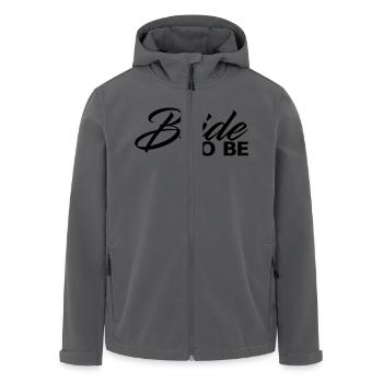 Bride to be - Men’s Recycled Softshell Jacket by Stanley/Stella - black - Front - AI Model Male 185 light (185cm)