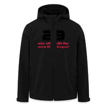 29 Forever / Geburtstags T-Shirts für jung und Alt - Recycelte Männer Softshell-Jacke von Stanley/Stella - Schwarz - Vorne - AI Model Male 185 light (185cm)