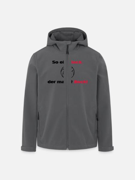 So ein Block - Recycelte Männer Softshell-Jacke von Stanley/Stella - Schwarz