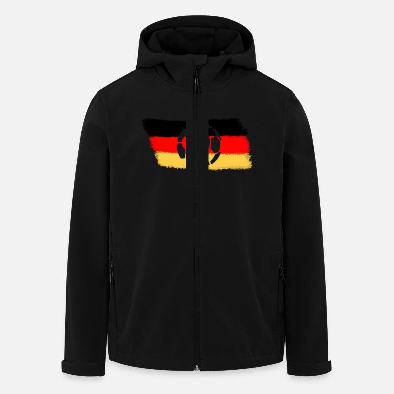 Germany - Veste softshell homme en polyester recyclé Stanley/Stella - noir