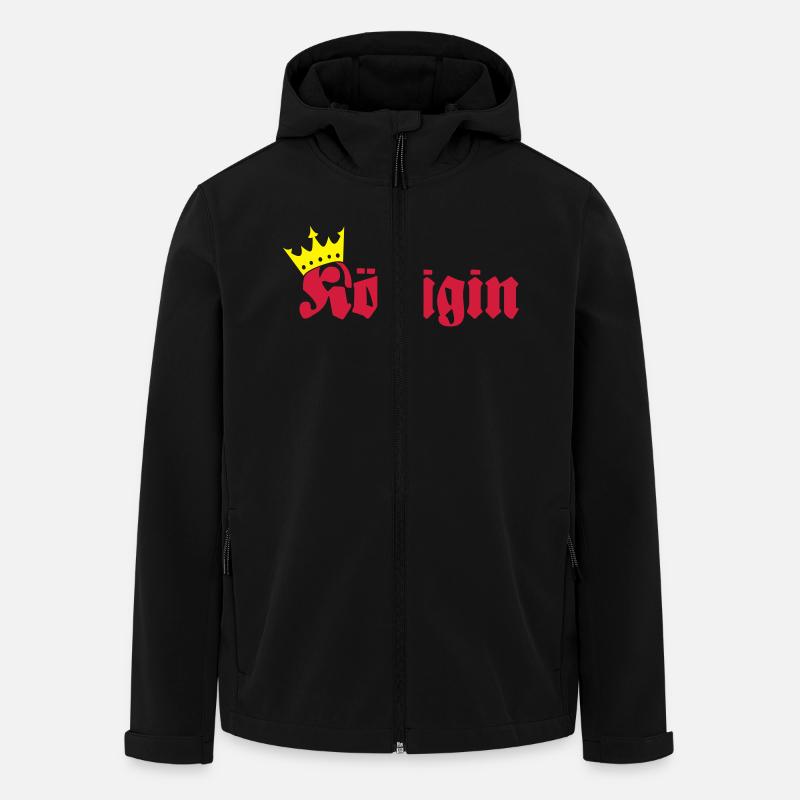 Königin - Veste softshell homme en polyester recyclé Stanley/Stella - noir