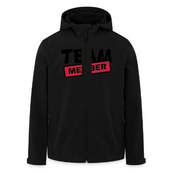 membre de l'équipe - Veste softshell homme en polyester recyclé Stanley/Stella - noir - Devant - AI Model Male 185 light (185cm)
