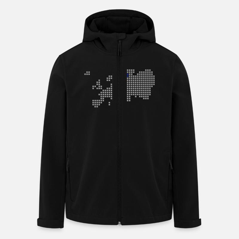 Finnland - Recycelte Männer Softshell-Jacke von Stanley/Stella - Schwarz