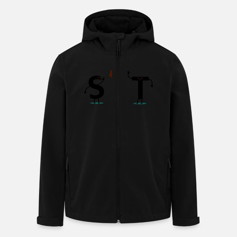 shit - Recycelte Männer Softshell-Jacke von Stanley/Stella - Schwarz