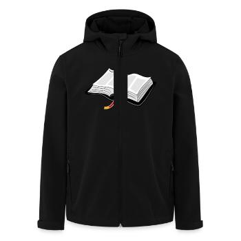 Holy Bible - Men’s Recycled Softshell Jacket by Stanley/Stella - black - Front - AI Model Male 185 light (185cm)