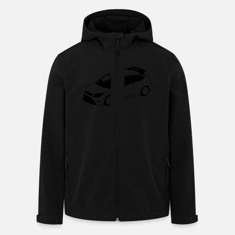 focus_rs T-Shirts - Men’s Recycled Softshell Jacket by Stanley/Stella - black