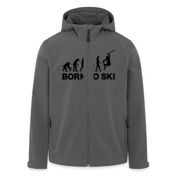 Evolution Ski - Recycelte Männer Softshell-Jacke von Stanley/Stella - Schwarz - Vorne - AI Model Male 185 light (185cm)