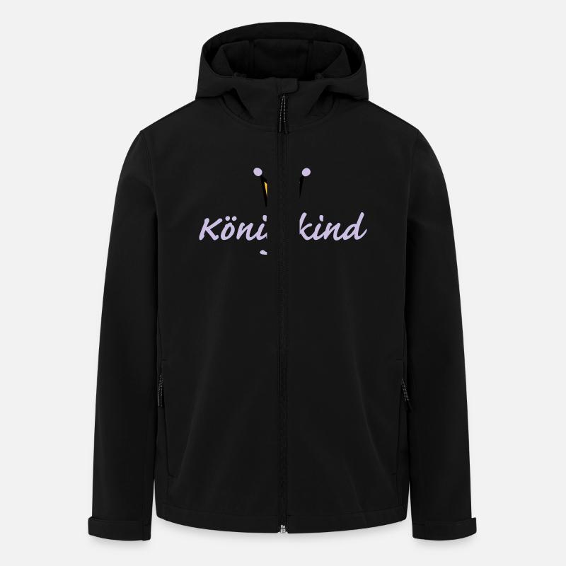 Königskind (b) - Recycelte Männer Softshell-Jacke von Stanley/Stella - Schwarz