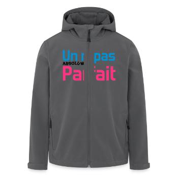 Un repas absolument parfait - Veste softshell homme en polyester recyclé Stanley/Stella - noir - Devant - AI Model Male 185 light (185cm)