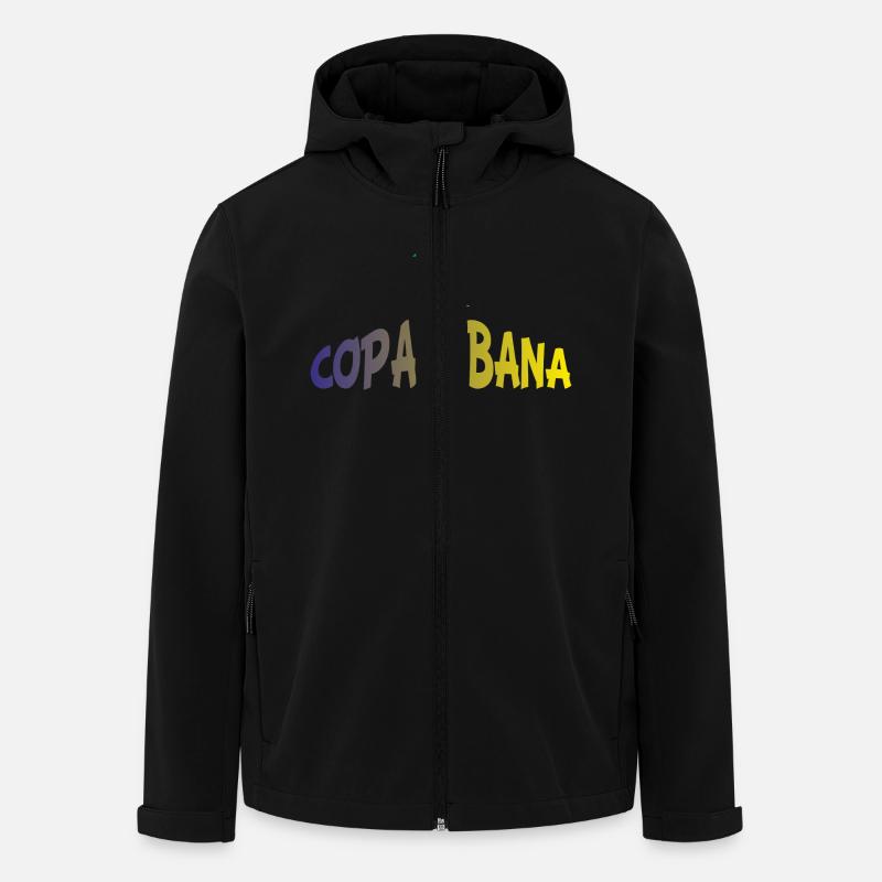 copacabana - Recycelte Männer Softshell-Jacke von Stanley/Stella - Schwarz