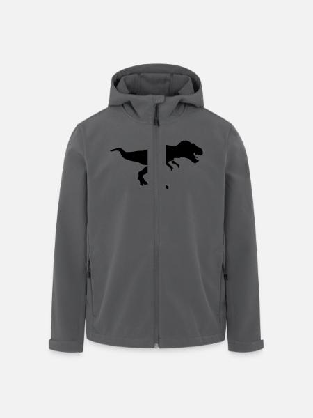 T-Rex - Recycelte Männer Softshell-Jacke von Stanley/Stella - Schwarz