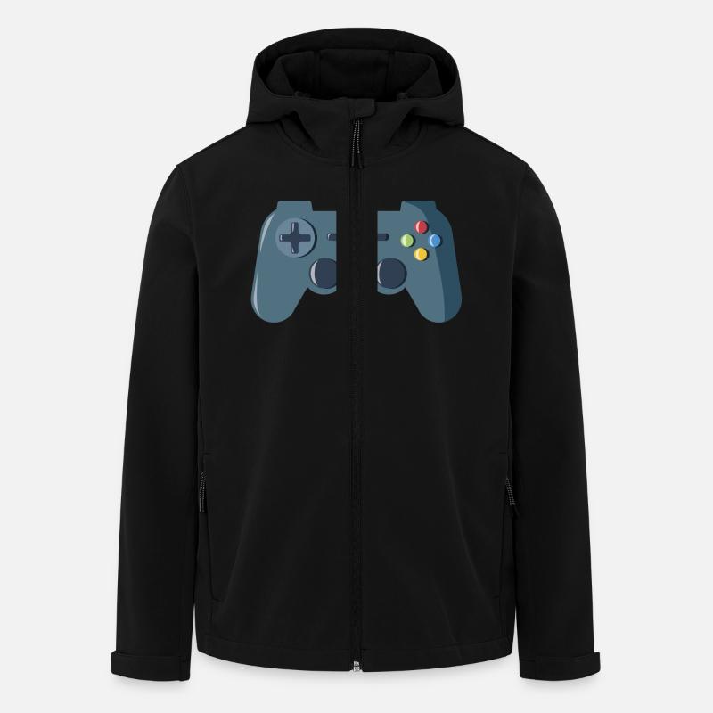 Gaming Controller - Men’s Recycled Softshell Jacket by Stanley/Stella - black