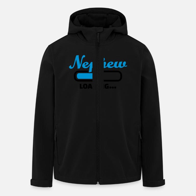 Neffe - Recycelte Männer Softshell-Jacke von Stanley/Stella - Schwarz