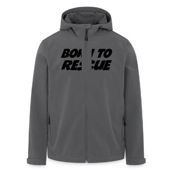 Erste Hilfe / Retter / Retterin / Arzt - Recycelte Männer Softshell-Jacke von Stanley/Stella - Schwarz - Vorne - AI Model Male 185 light (185cm)